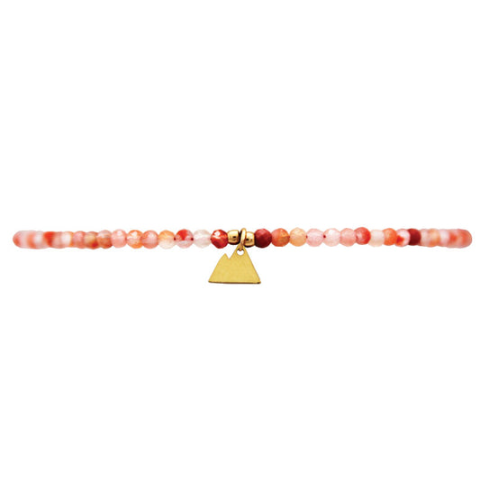 KC Bracelet Mountain Orange Beads