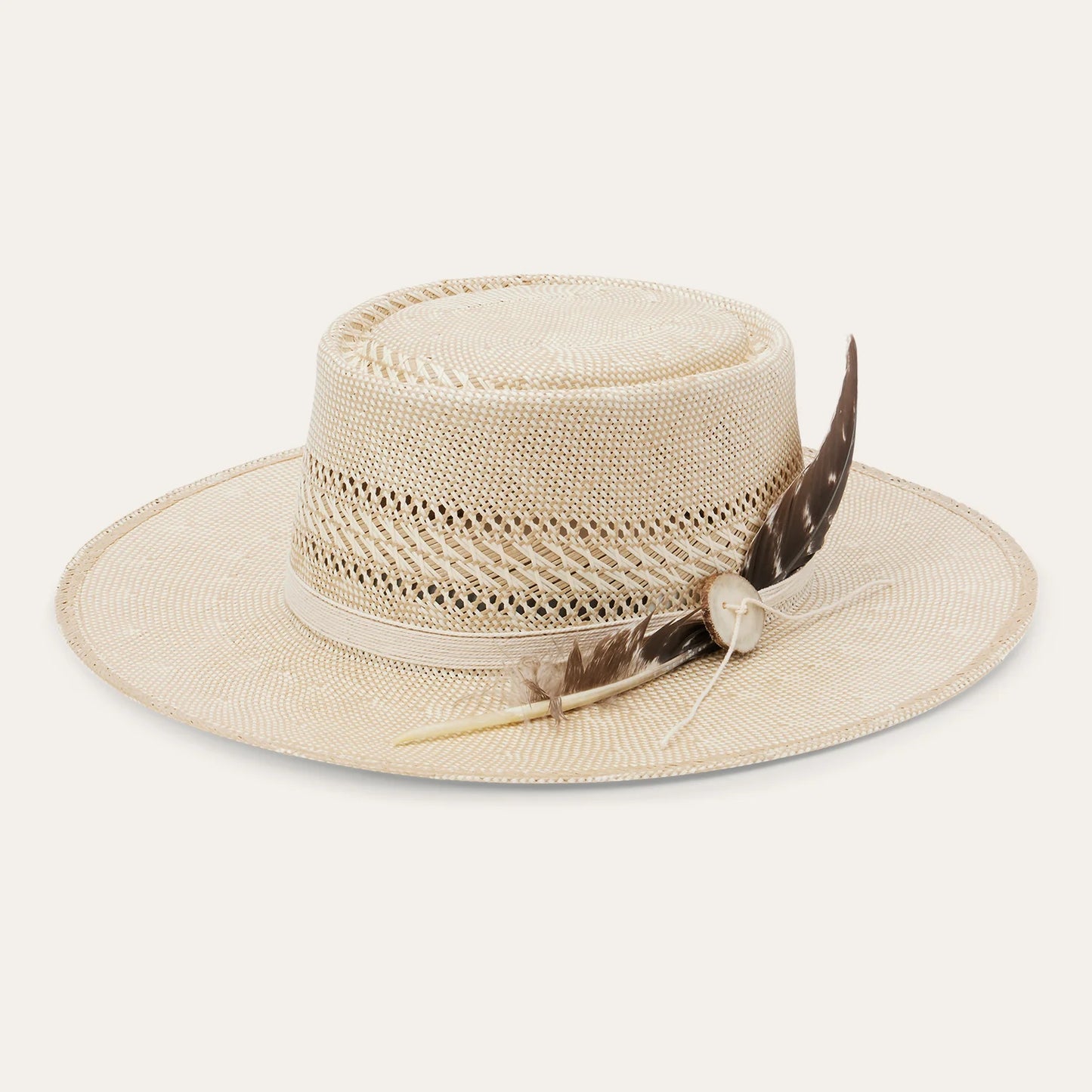 Stetson Batterson Straw Hat - Natural