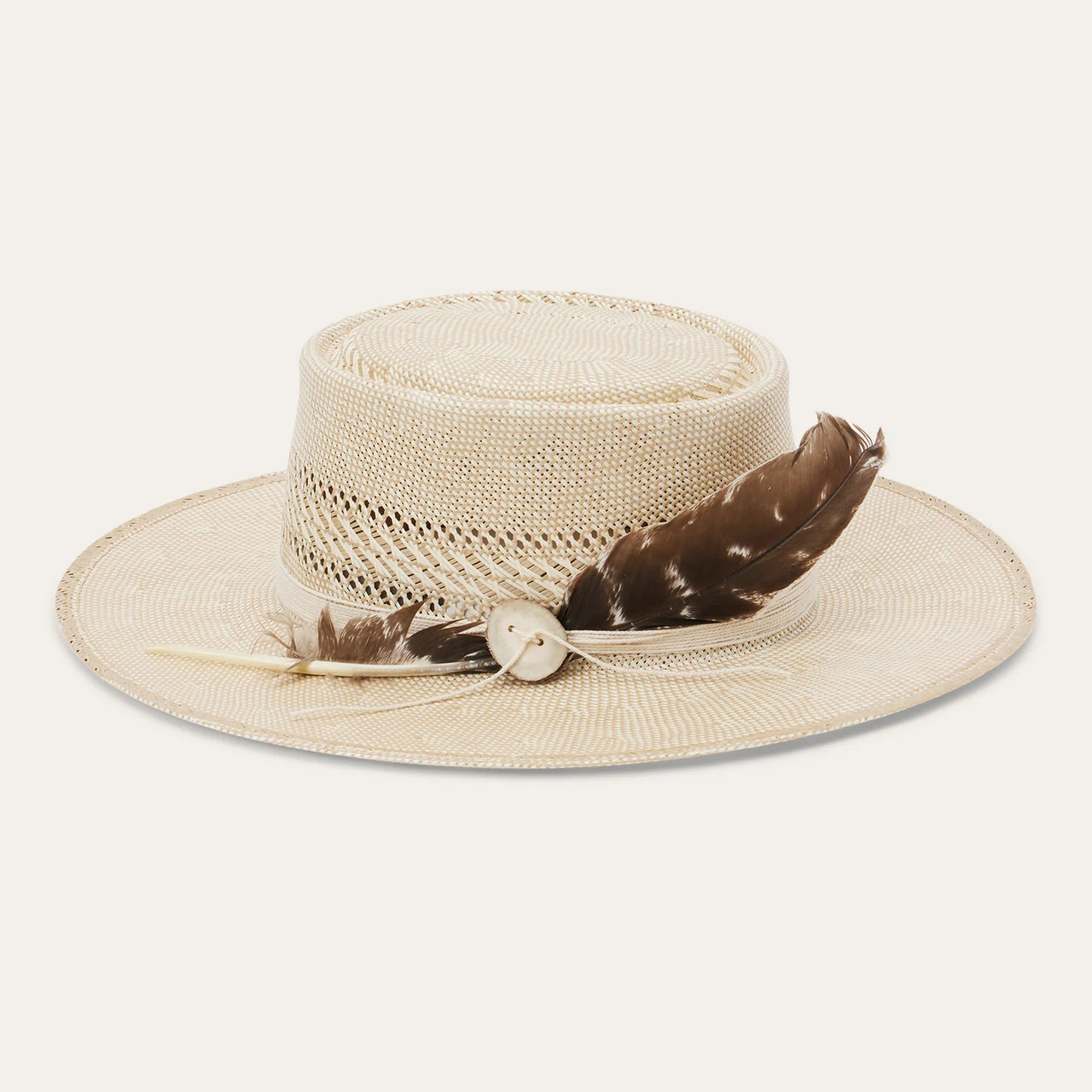 Stetson Batterson Straw Hat - Natural