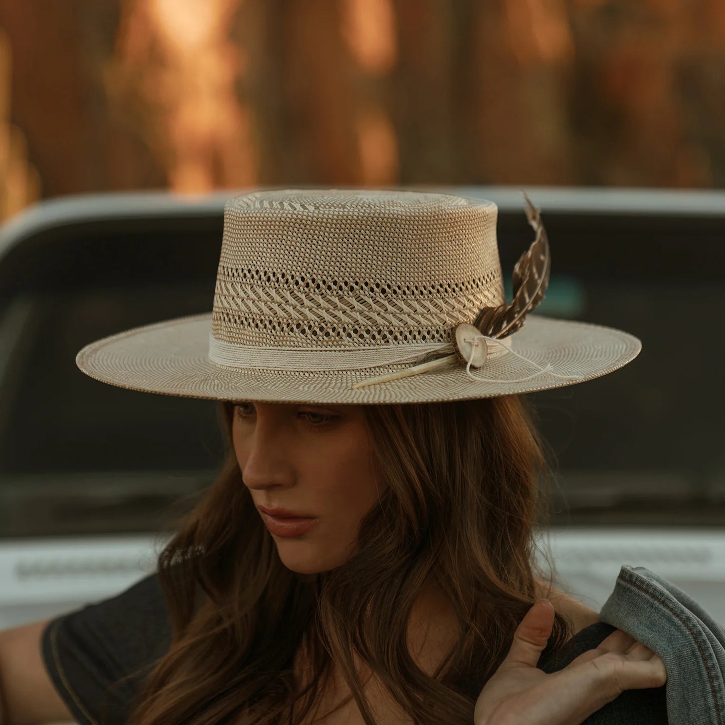 Stetson Batterson Straw Hat - Natural