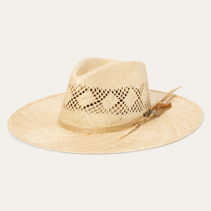 Resistol Stetson Chorus Straw Flat Brim Women&