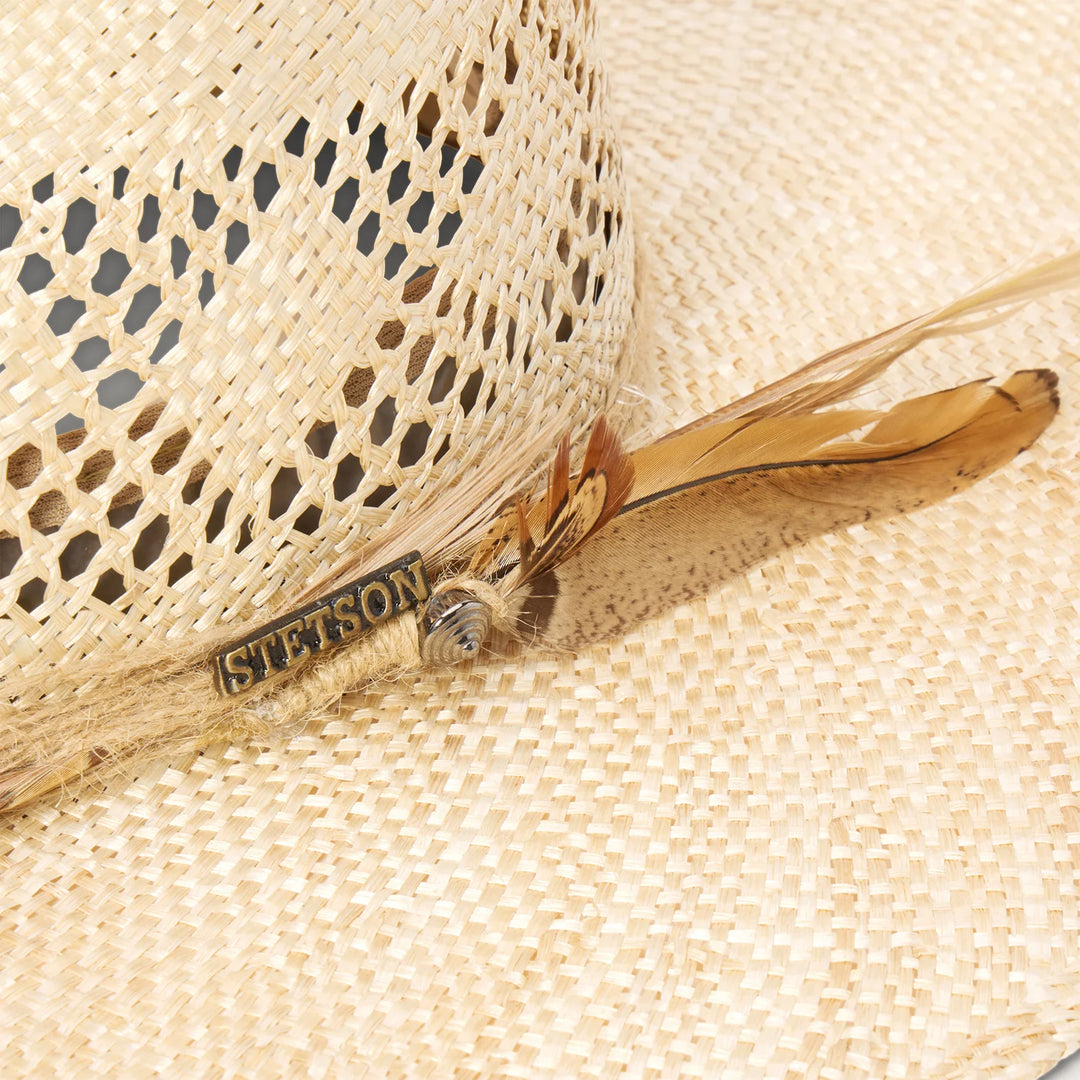 Resistol Stetson Chorus Straw Flat Brim Women&