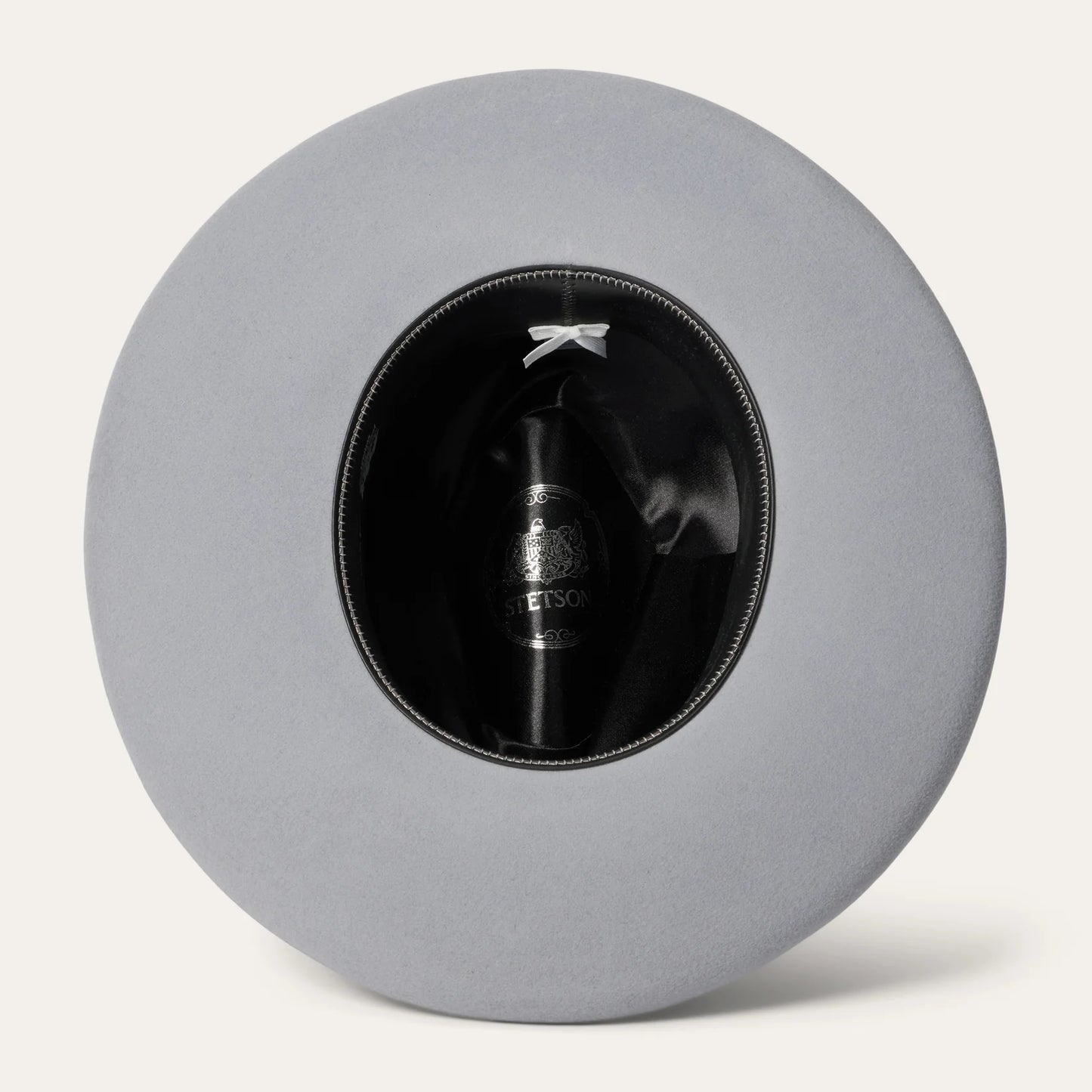 Stetson Oceanus Fedora Wool Hat - Light Grey