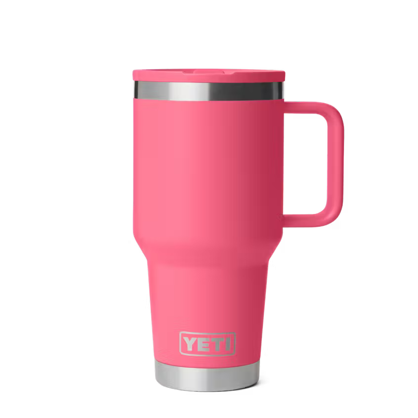 YETI Rambler 887 mL Travel Straw Mug with Straw Lid - Tropical Pink