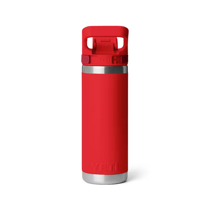 Yeti Rambler 532mL Water Bottle w/Flip Chug Cap - Rescue Red