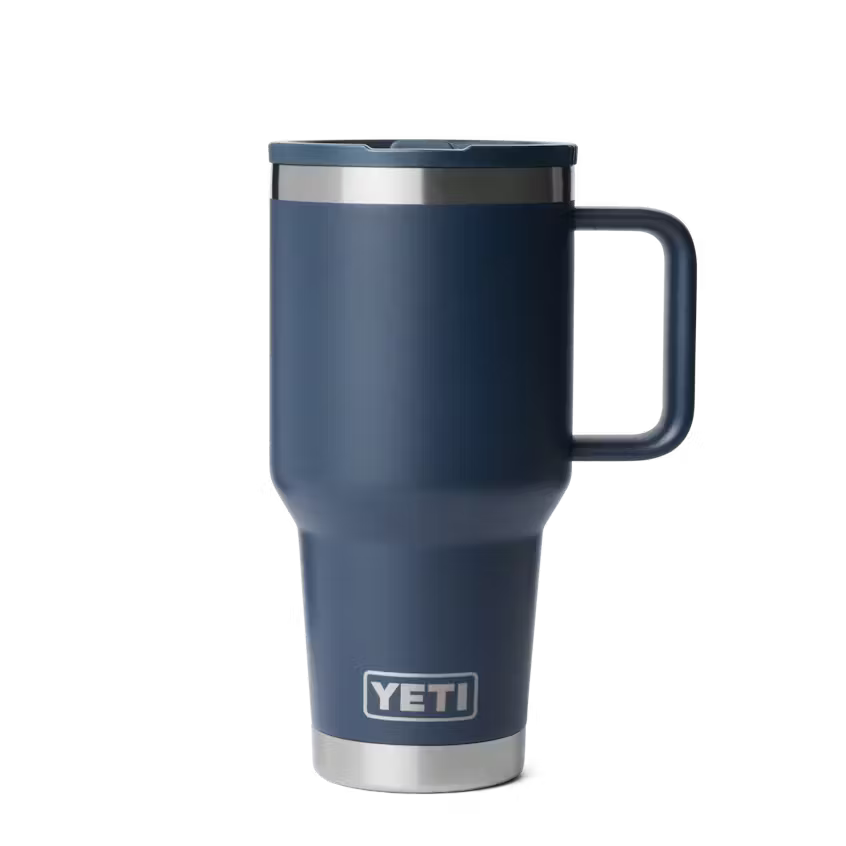 Yeti Rambler 887ml Travel Mug w Straw - Navy - Irvine Tack & Western Wear