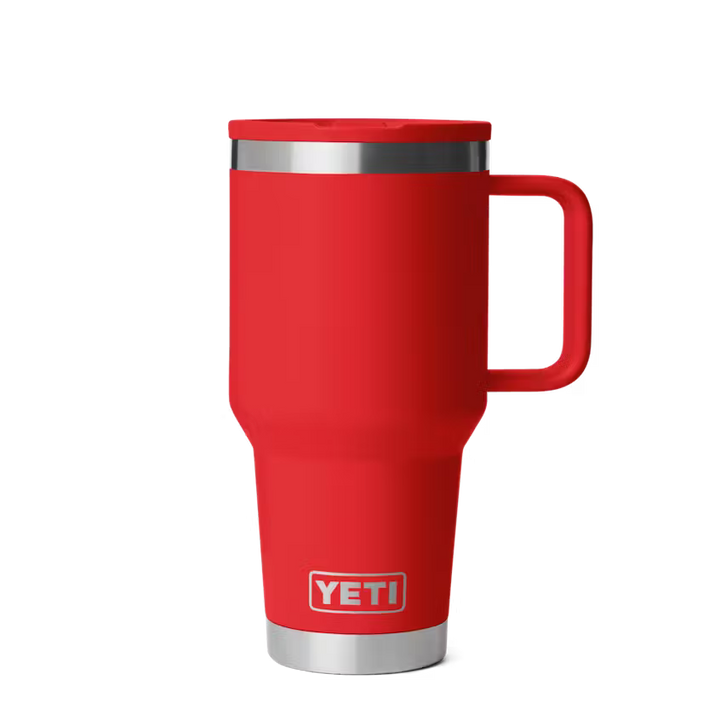 YETI Rambler 887 mL Travel Straw Mug with Straw Lid - Rescue Red