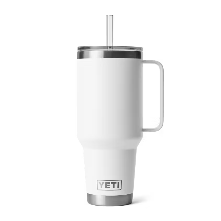 Yeti Rambler 1.2L Travel Straw Mug - White
