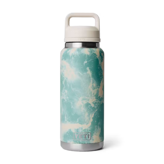 Yeti Rambler® 1L Bottle w/Color Matched Chug Cap - Sea View