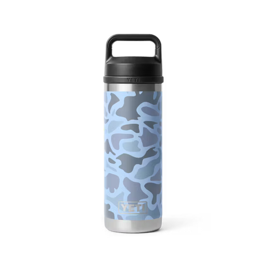 Yeti Rambler 532ml Bottle w Chug Cap - Blue Camo