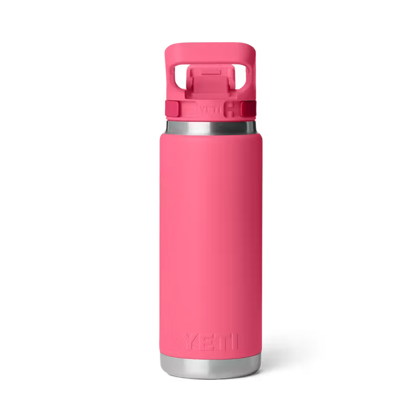 Yeti Rambler 769mL Water Bottle w/Flip Chug Cap - Tropical Pink