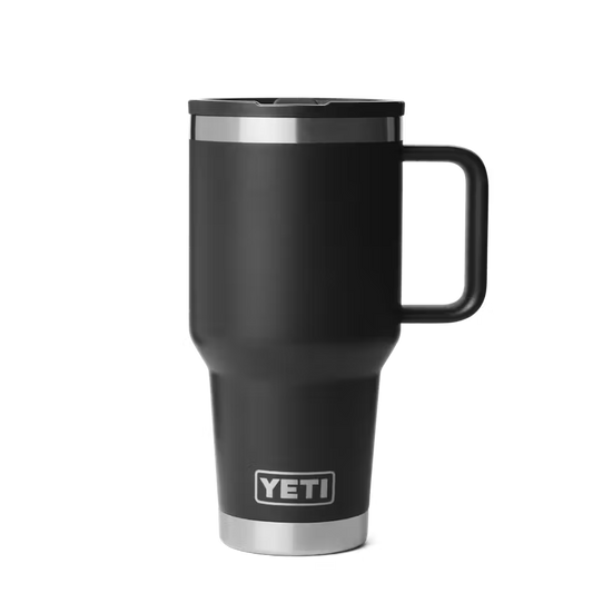 Yeti Rambler 887ml Travel Mug w Straw - Black - Irvine Tack & Western Wear