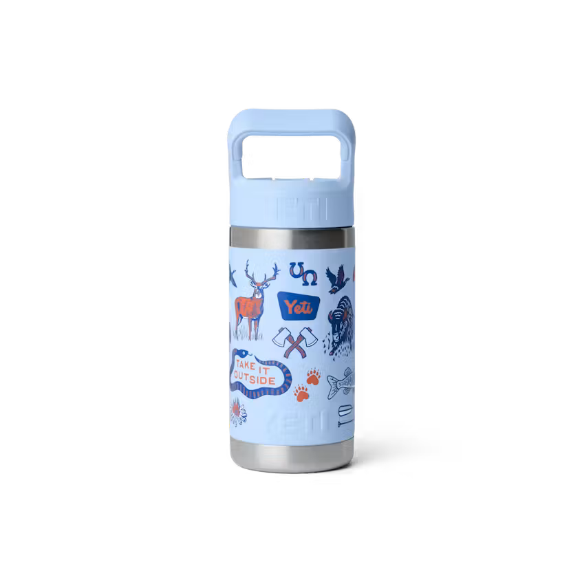 Yeti Rambler® Jr. 355mL Kids Water Bottle w/Colour-Matched Straw Cap - Big Sky Summer Camp