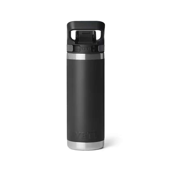 Yeti Rambler 532mL Water Bottle w/Flip Chug Cap - Black