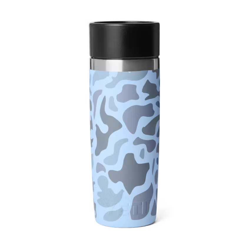 Yeti Rambler 473ml Bottle Travel Bottle w Commuter Cap - Blue Camo