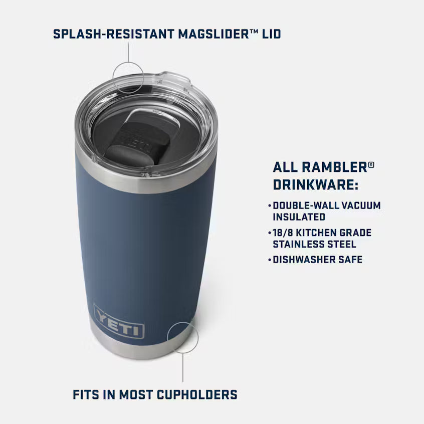 Yeti Rambler® 591ml Tumbler w/Magslider Lid - Venom - Irvine Tack & Western Wear