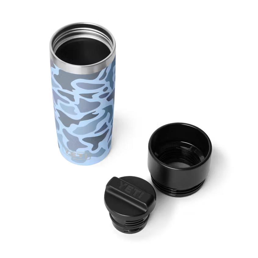 Yeti Rambler 473ml Bottle Travel Bottle w Commuter Cap - Blue Camo