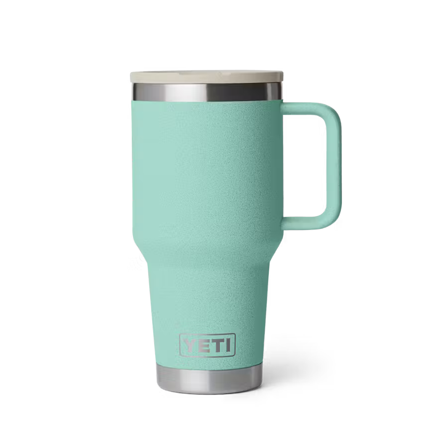 Yeti Rambler® 887mL Travel Straw Mug w/ Color Matched Straw Lid - Seastone