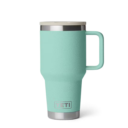 Yeti Rambler® 887mL Travel Straw Mug w/ Color Matched Straw Lid - Seastone