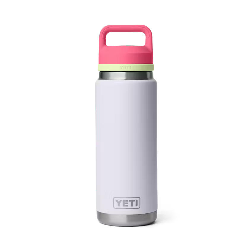 Yeti Rambler® 769mL Bottle w/Chug Cap - Mist/Pink/Grasshopper