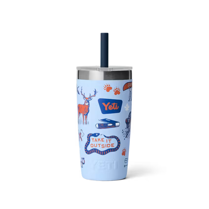 Yeti Rambler® Jr. 295mL Tumbler w/Silicone Straw Lid - Big Sky Summer Camp