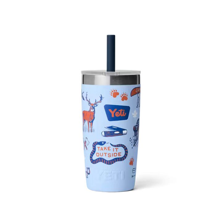 YETI Rambler Jr. 295 mL Tumbler with Silicone Straw Lid