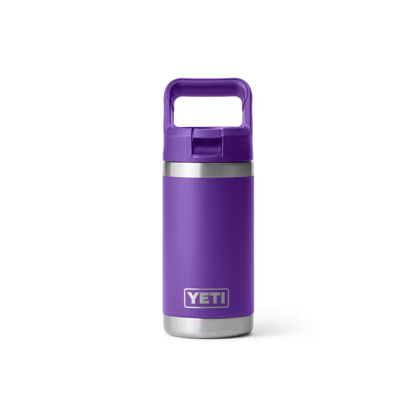Yeti Rambler® Jr. 355mL Kids Water Bottle w/Colour Matched Straw Cap - Pace Purple