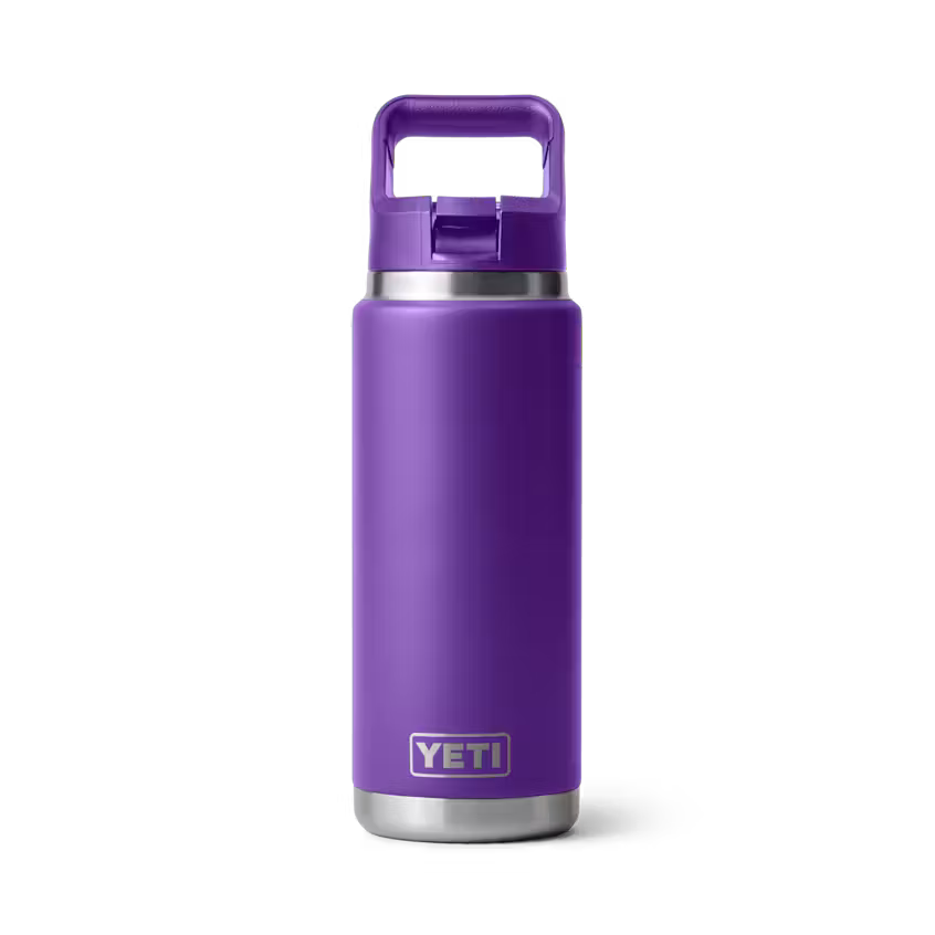 Yeti Rambler® 769mL Water Bottle w/Colour Matched Straw Cap - Pace Purple