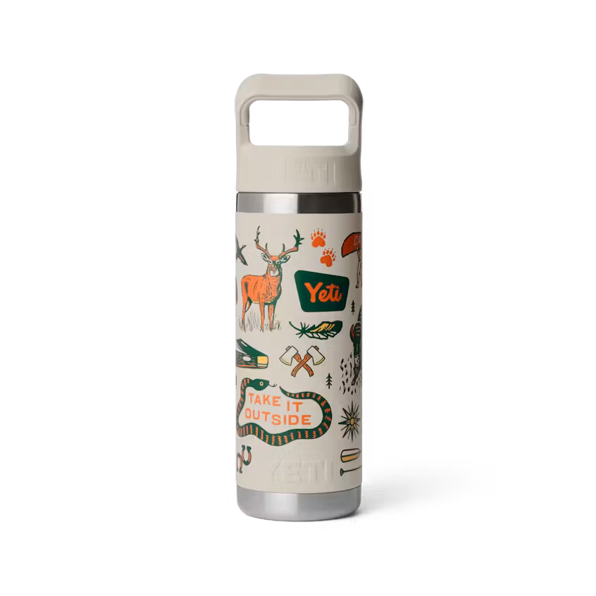 Yeti Rambler® 532ml Water Bottle w/Colour-Matched Straw Cap - Cape Summer Camp
