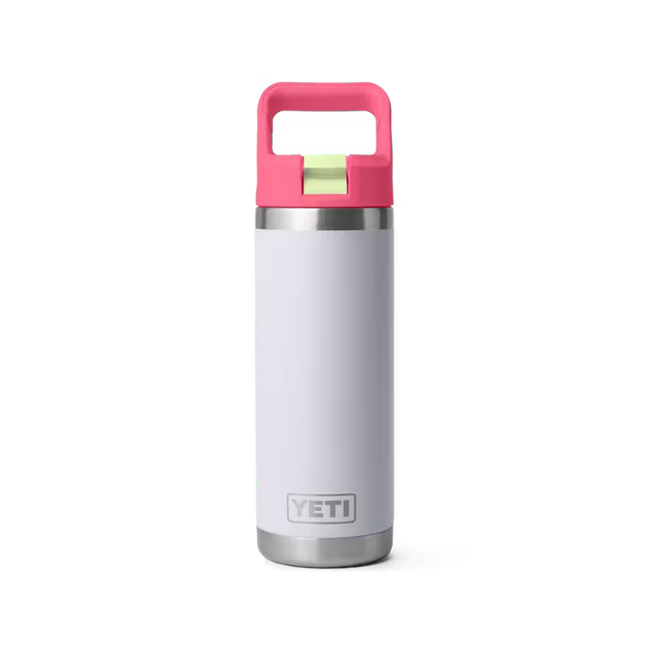 YETI Rambler 532 mL Water Bottle with Straw Cap - Mist/Pink/Grasshopper
