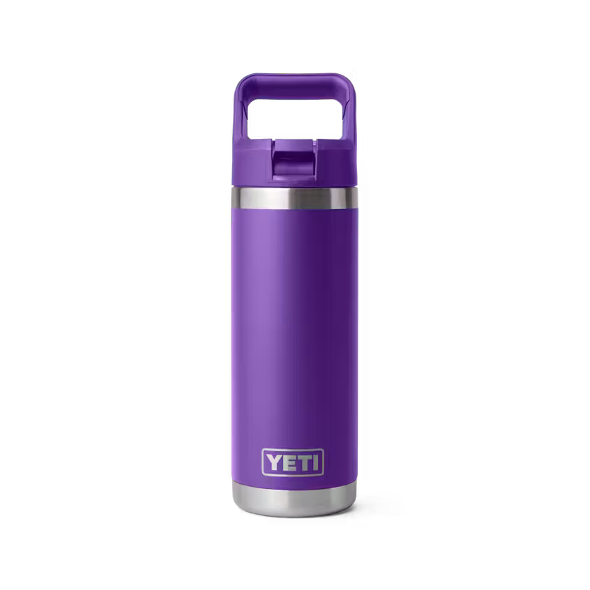 Yeti Rambler® 532mL Water Bottle w/Colour Matched Straw Cap - Pace Purple