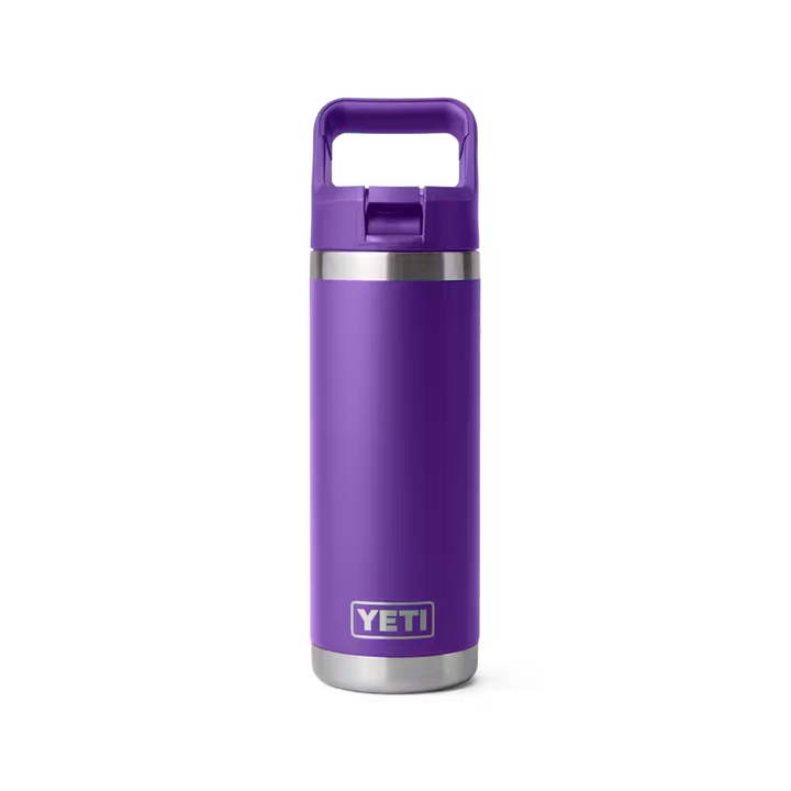 YETI Rambler 532 mL Water Bottle with Straw Cap - Pace Purple
