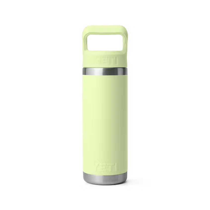 Yeti Rambler® 532ml Water Bottle w/Colour-Matched Straw Cap - Grasshopper