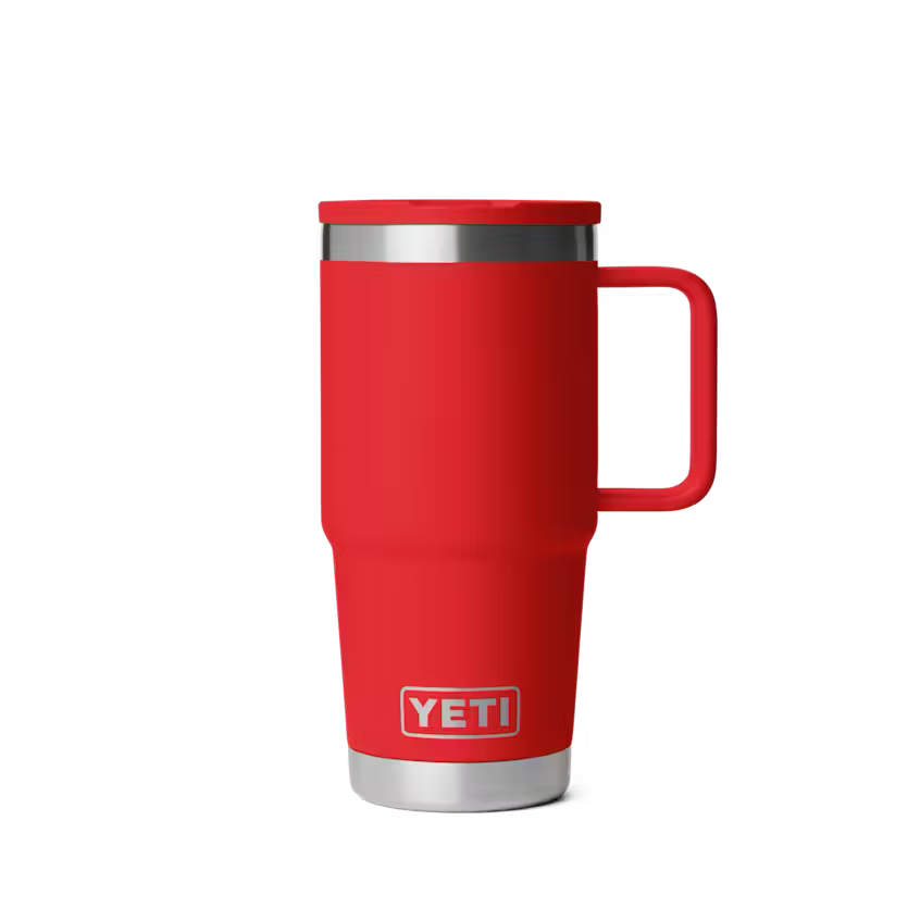 Yeti Rambler® 591mL Travel Staw Mug w Colour Matched Straw Lid - Rescue Red