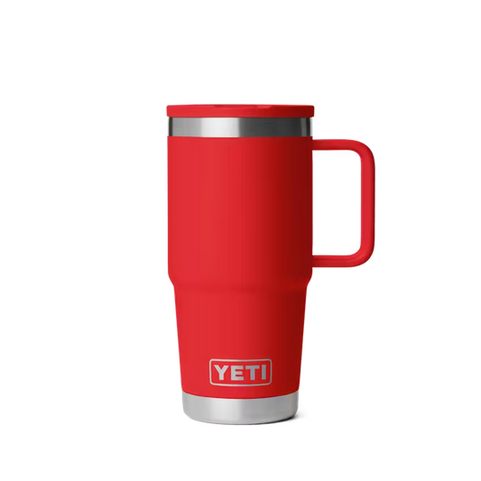Yeti Rambler® 591mL Travel Staw Mug w Colour Matched Straw Lid - Rescue Red
