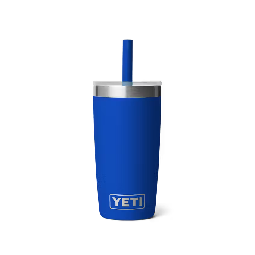 YETI Rambler Jr. 295 mL Tumbler with Silicone Straw Lid - Royal Blue