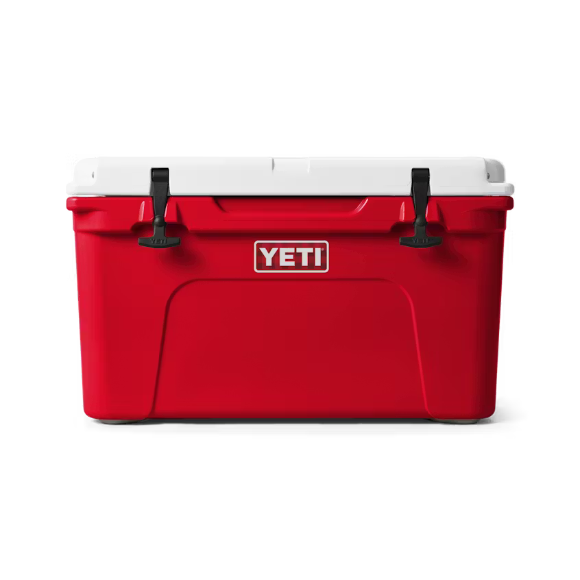 Yeti Tundra® 45 Hard Cooler - Red/White Badge