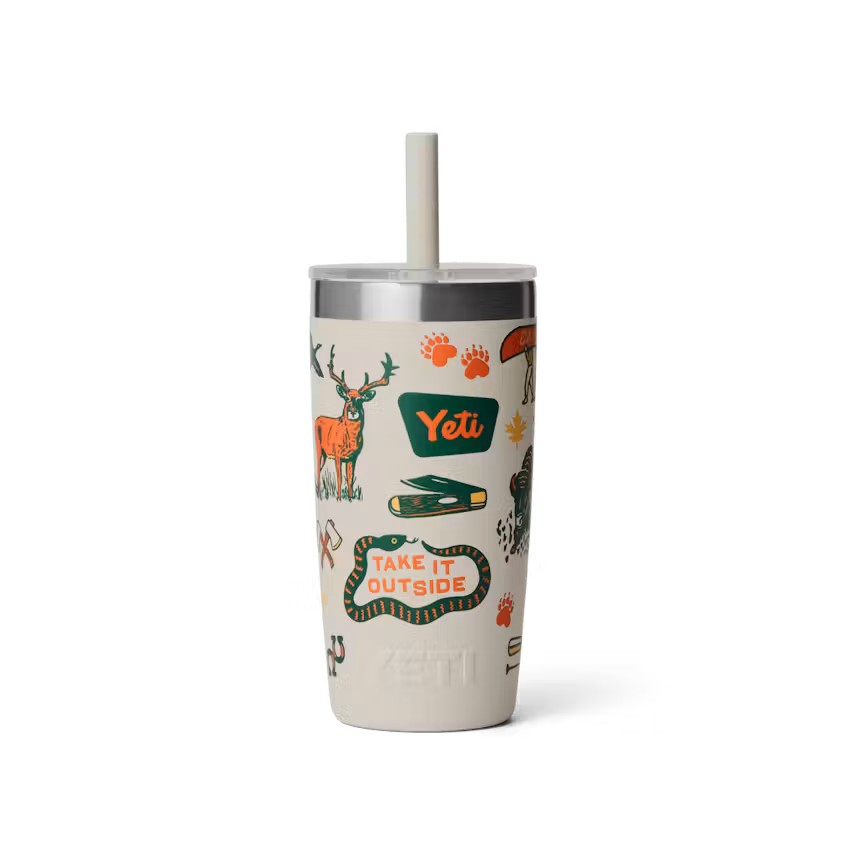 Yeti Rambler® Jr. 295mL Tumbler w/Silicone Straw Lid - Cape Summer Camp