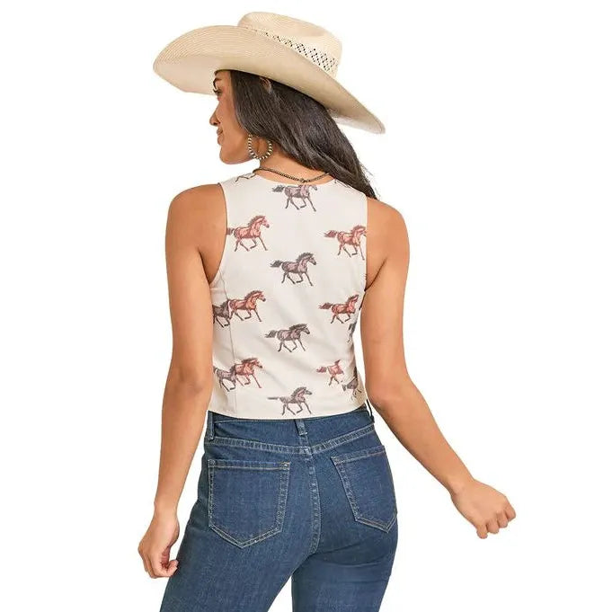 Rock & Roll Women's Vest - White