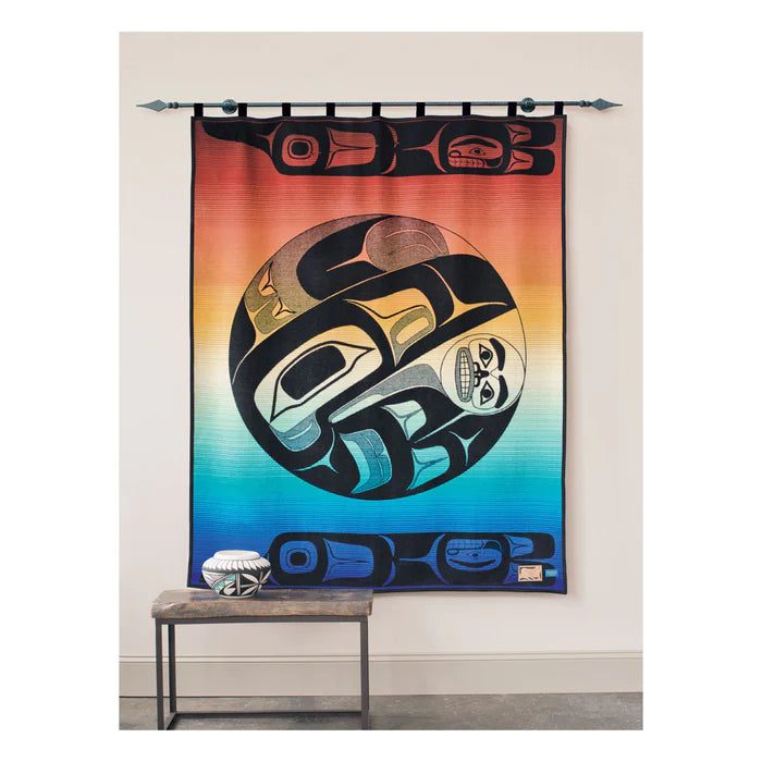 The College Fund Jacquard Robe Raven Box of Knowledge - Orange / Twin