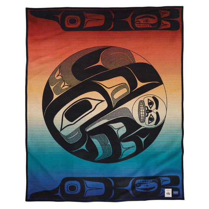 The College Fund Jacquard Robe Raven Box of Knowledge - Orange / Twin