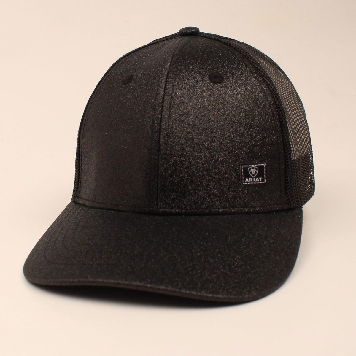 Ariat Ladies Black  Messy Bun Glitter Cap