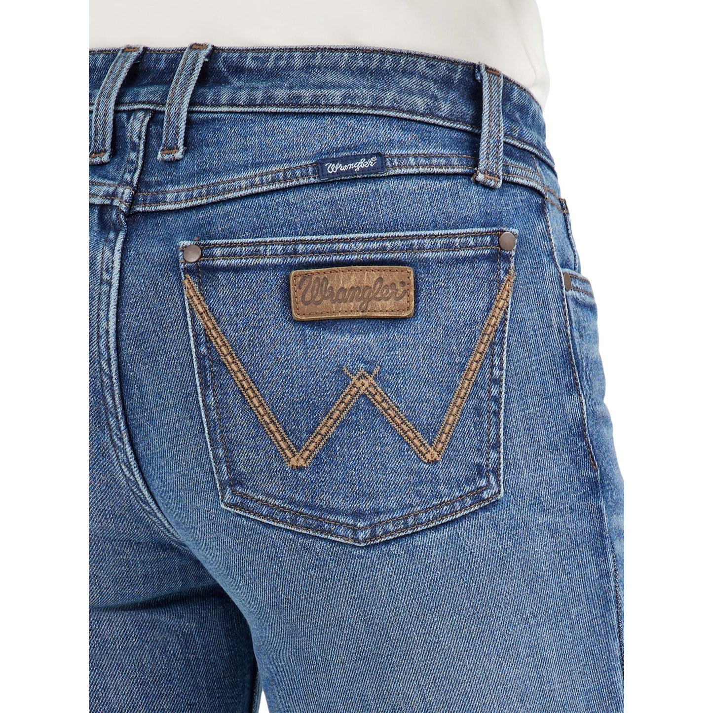 Wrangler Women's HO24 West Retro Mae Trouser- Iris