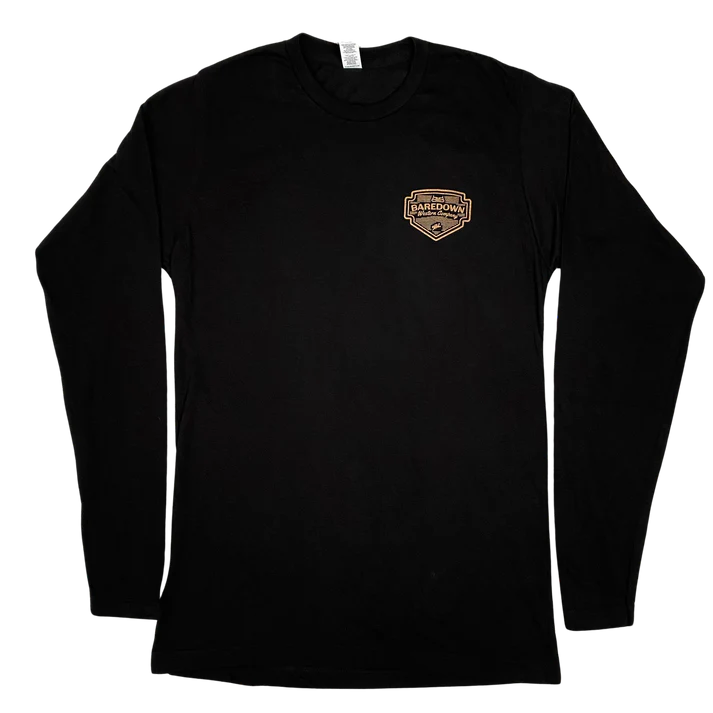 Baredown Brand Men's Long Sleeve Frontier - Black