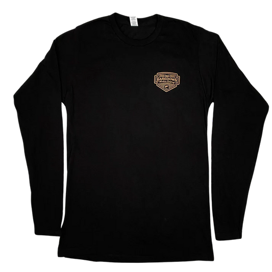 Baredown Brand Men's Long Sleeve Frontier - Black