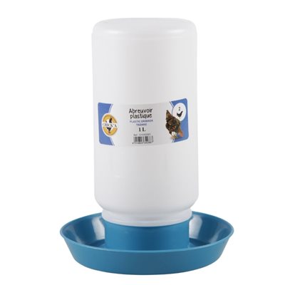 CHICK'A - Plastic Drinker w/Blue Base - 1L