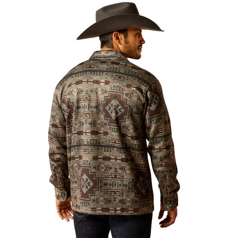Ariat Men's Caldwell Printed Long Sleeve Shirt - Brindle
