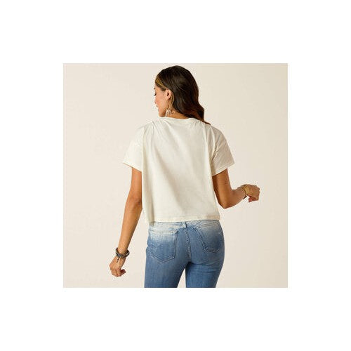 Ariat Women's Wild Hat T Shirt - Coconut Milk