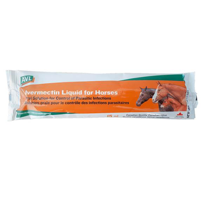 AVL Ivermectin Horse Liquid - 15ml - Irvine Tack &amp; Western Wear