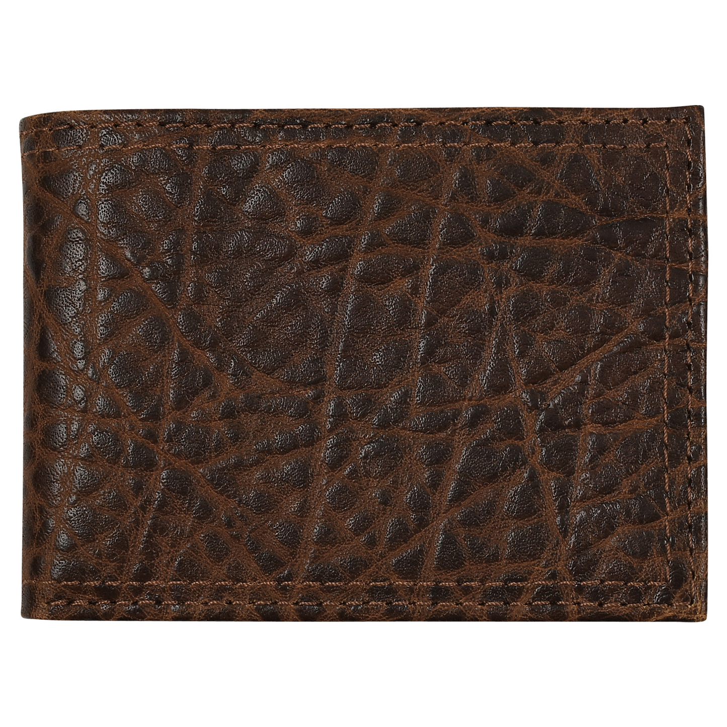 Justin Men's Genuine Textured Leather Bifold Wallet